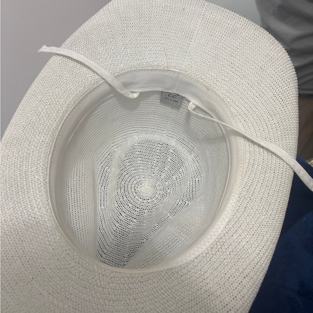 White Bride Cowboy Hat - Picture 3 of 4